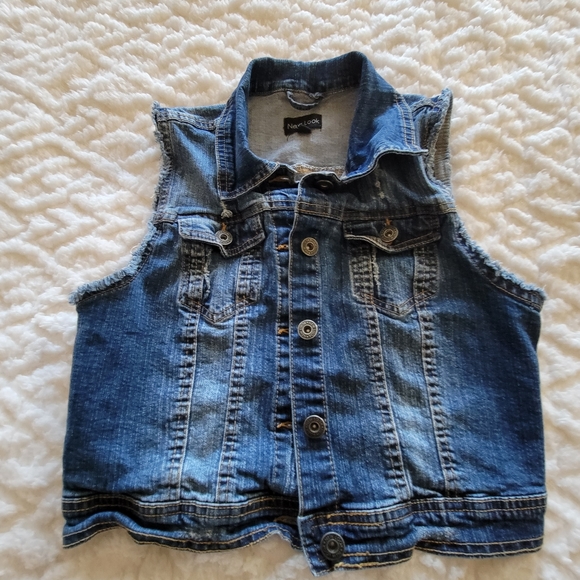 Girls Denim Vest - Picture 1 of 4